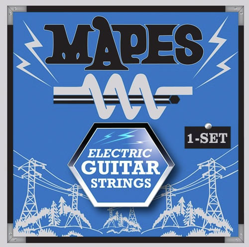Mapes single set electric guitar strings