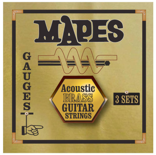 Acoustic Brass Guitar Strings Made in USA